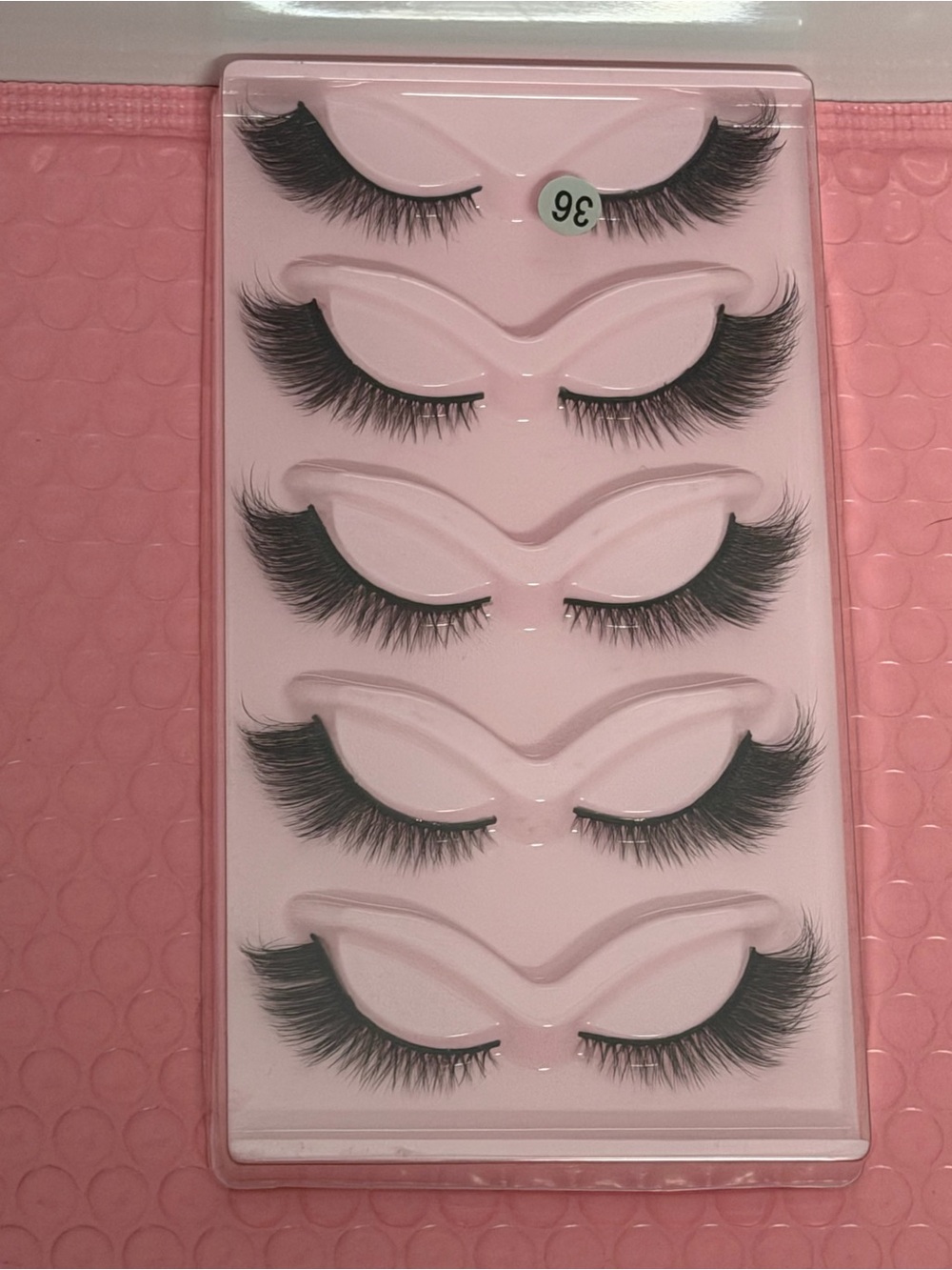 False Eyelash Set - Black Volumizing Lashes (5 Pairs)